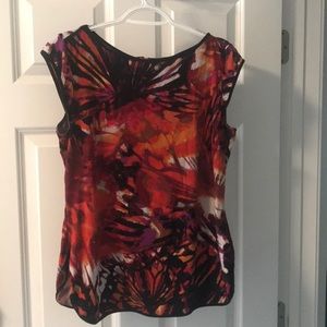 Cap sleeve dress shirt